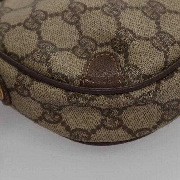 GUCCI GG Supreme Web Sherry Line Shoulder Bag PVC Red 156 02 066 Auth 115100 - Picture 5 of 16